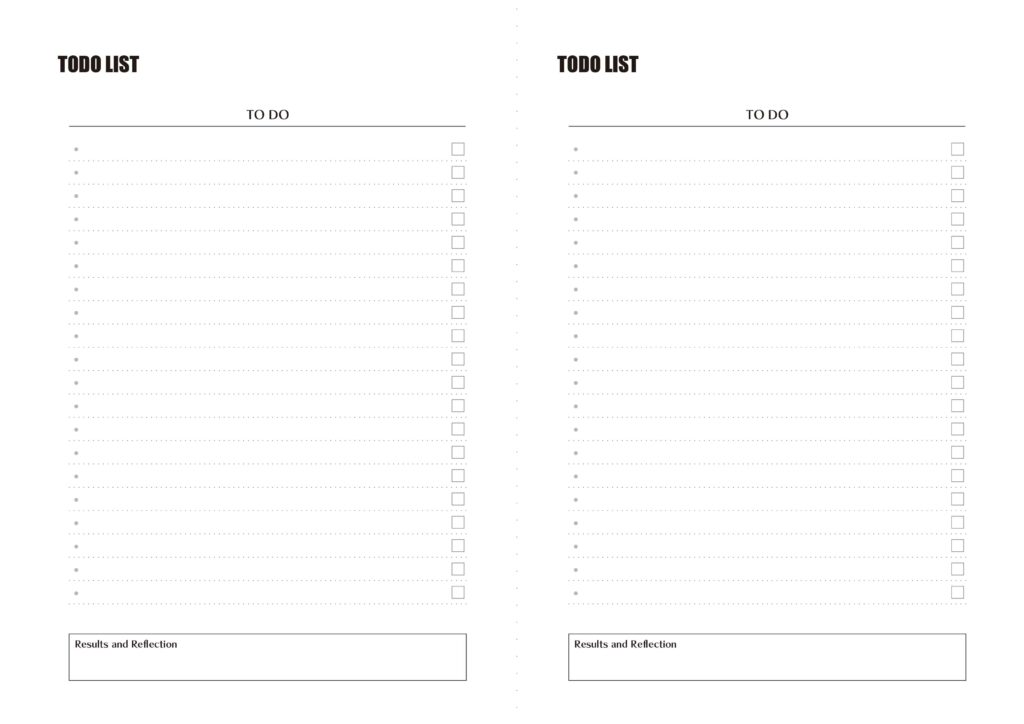 Lista de tareas simple y gratuita – Plantilla imprimible en formato A4